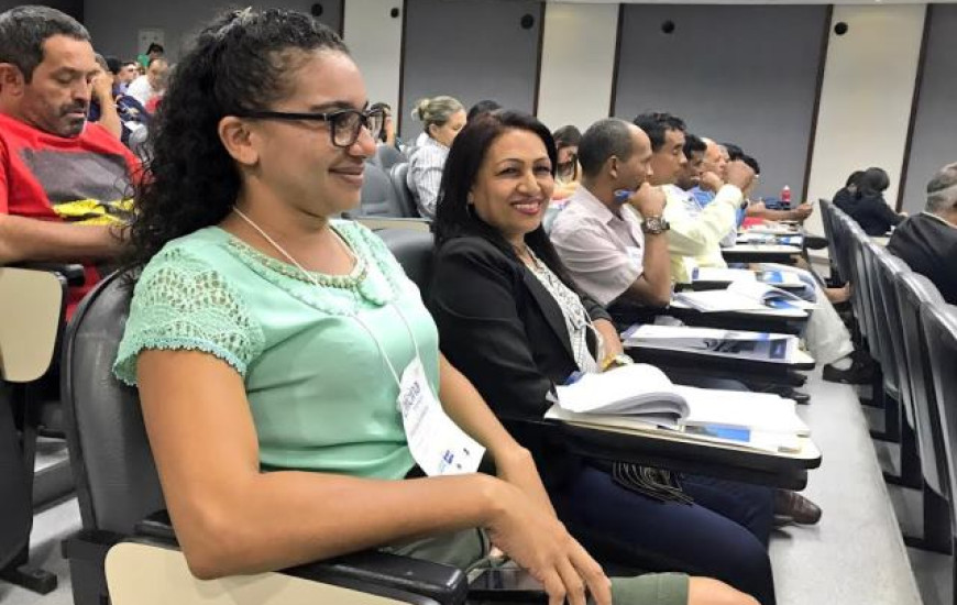 Servidores de diversas partes do Estado vieram a Palmas