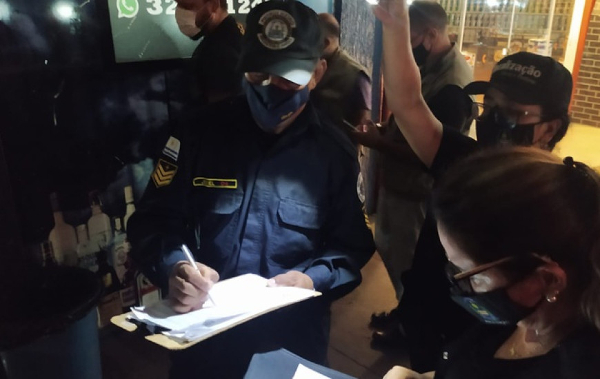 Equipes de fiscalização atuam de forma integrada
