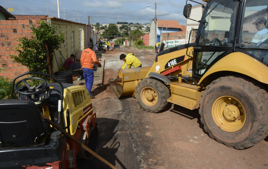 Nesta primeira etapa, 90% de trabalhos estão concluídos