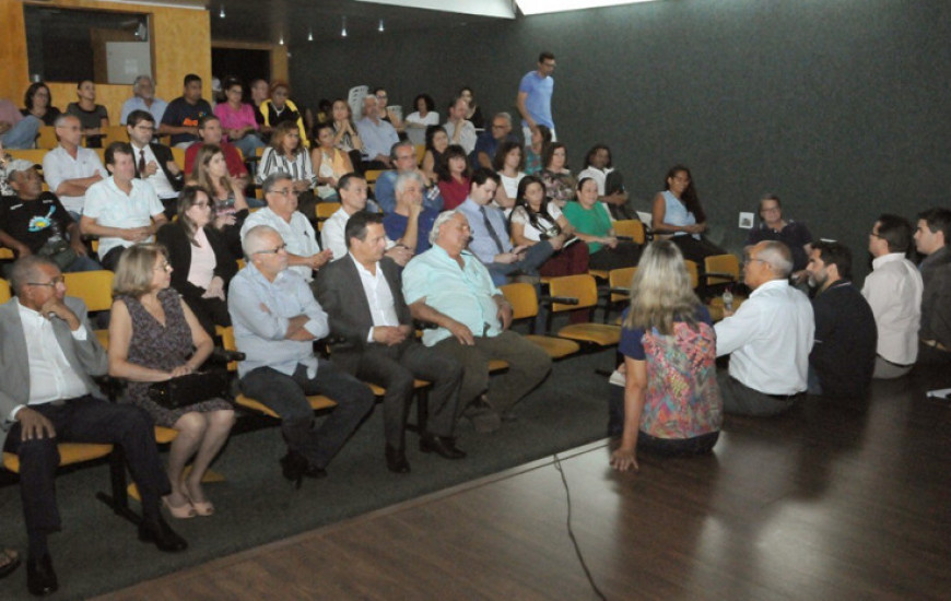 Primeira reunião da Associação Amigos do Palacinho, em 2019.