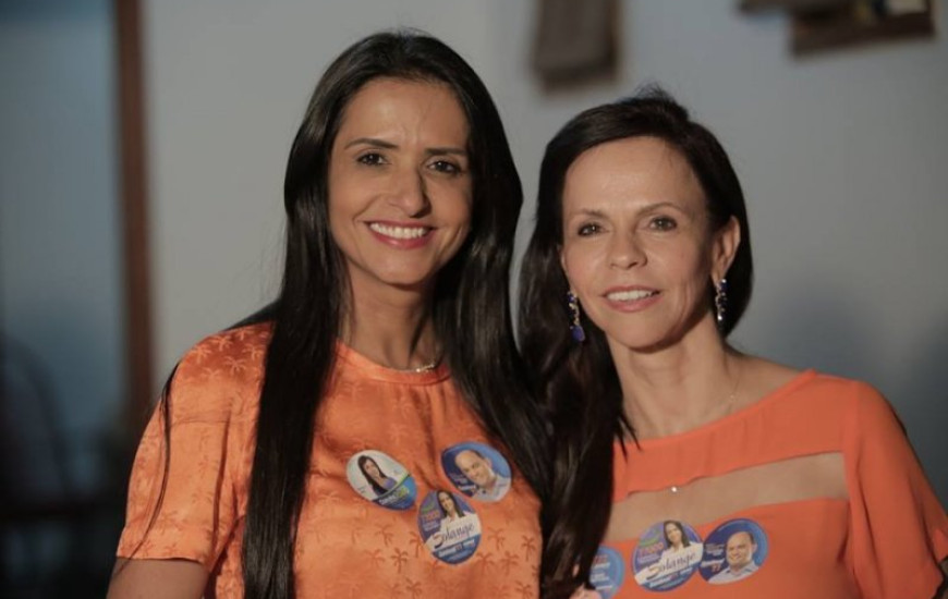 Dobradinha Solange Dualibe e Professora Dorinha
