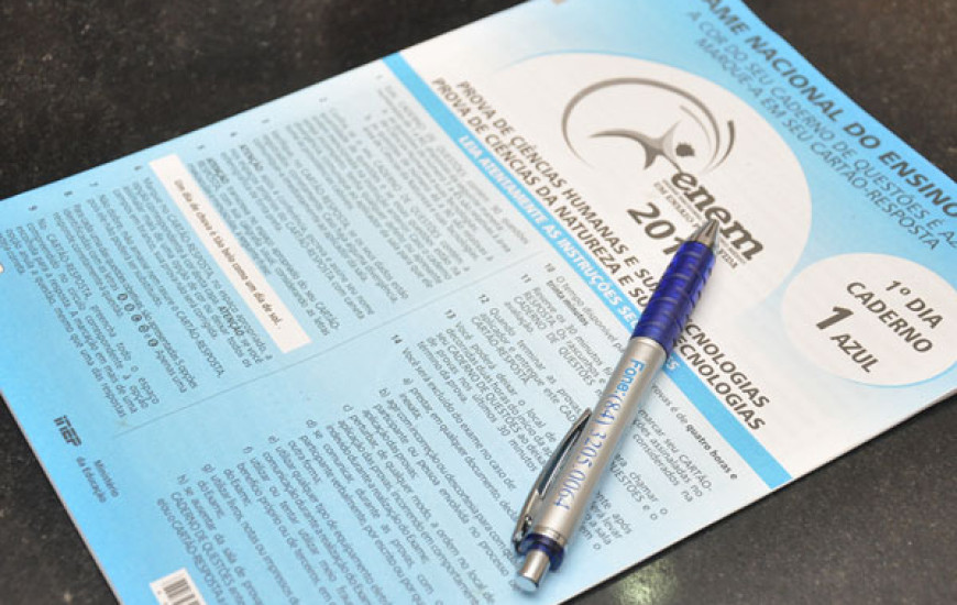 Exame Nacional do Ensino Médio foi realizado em 2017