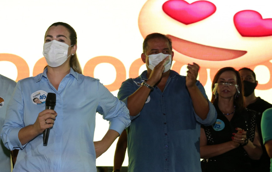 Cinthia Ribeiro (PSDB), Eduardo Gomes (MDB-TO) e Professora Dorinha (DEM-TO)