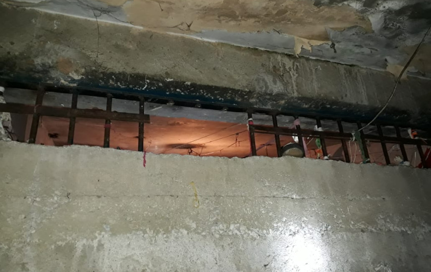 Presos serraram grade da cela em que estavam