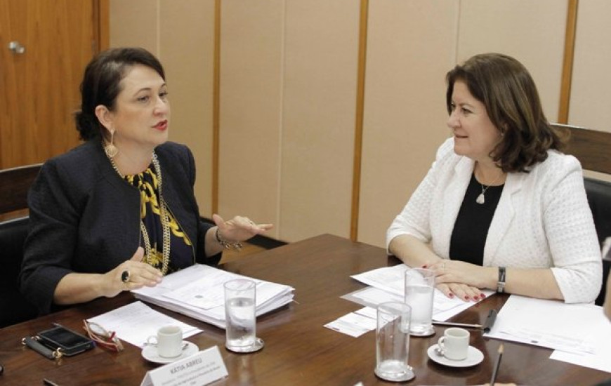 Kátia em reunião com ministra