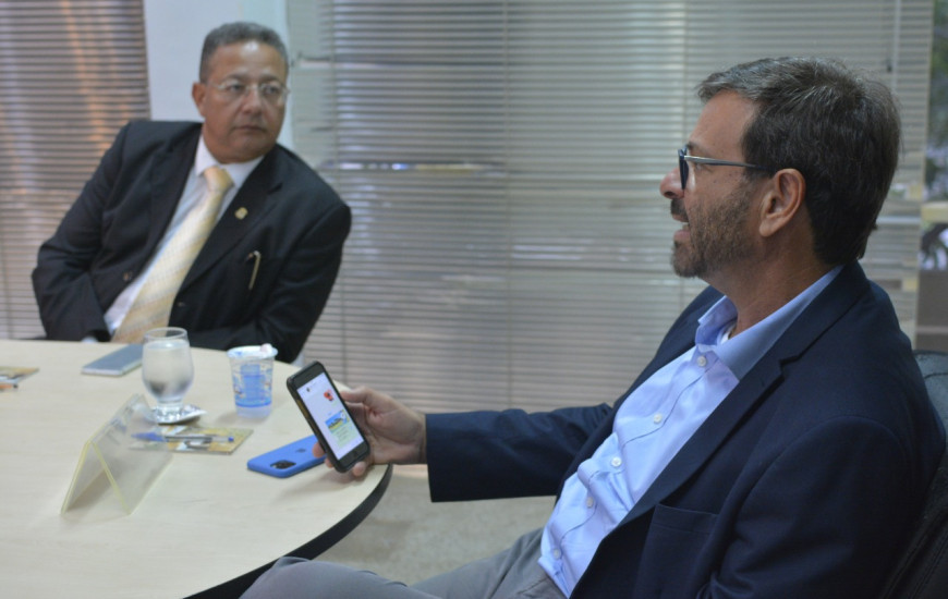 O presidente da Embratur, Gilson Machado Neto, esteve em Palmas nesta sexta, 5.