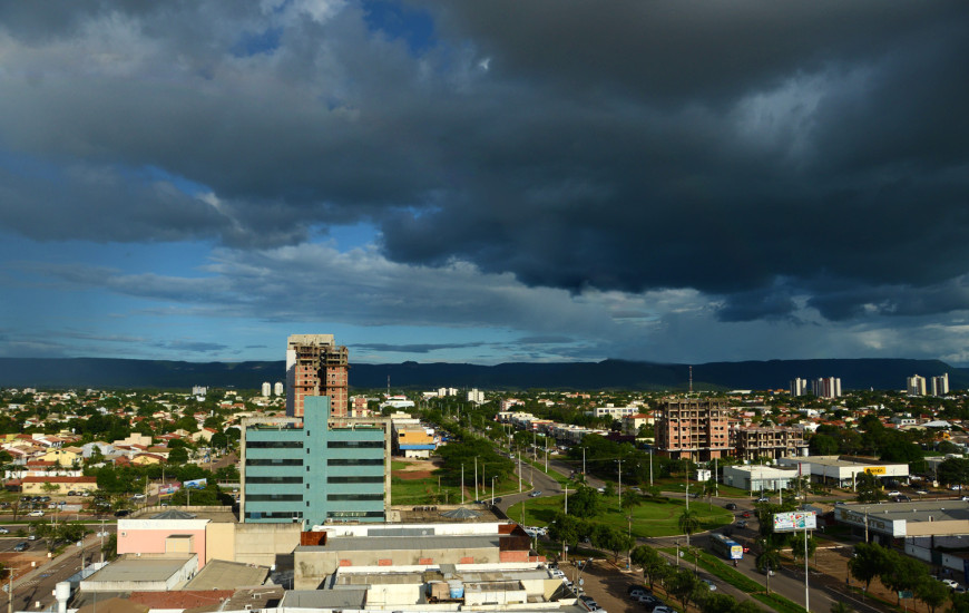 A probabilidade de chuva é de 75%