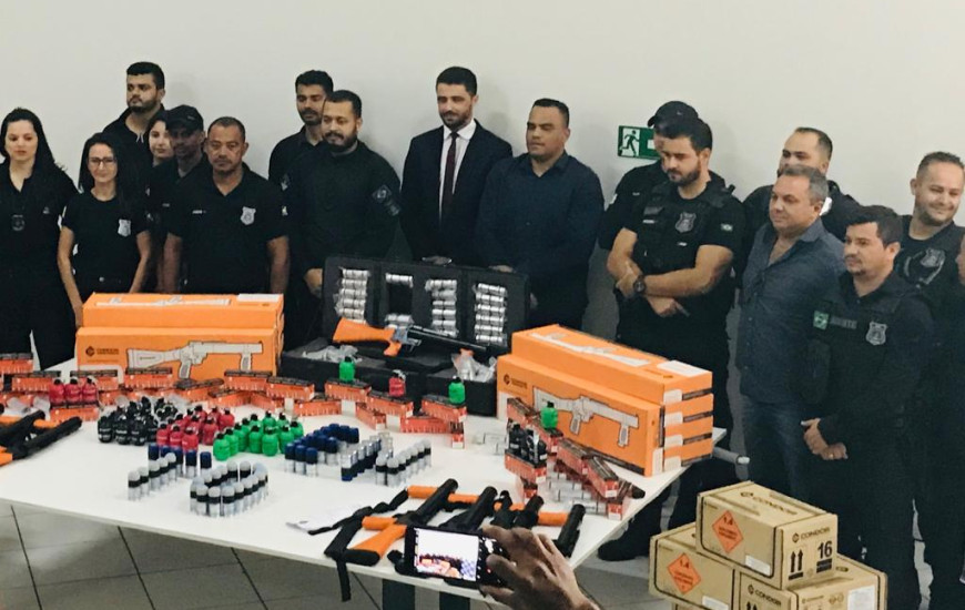 Seciju aparelha unidades penais com equipamentos menos letais 