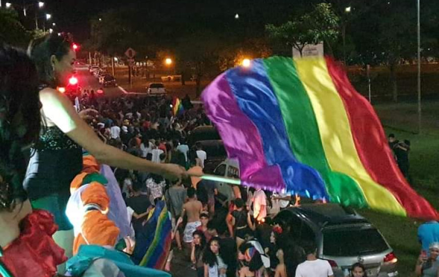 Última parada LGBTQIA+ realizada em Palmas em junho de 2019.