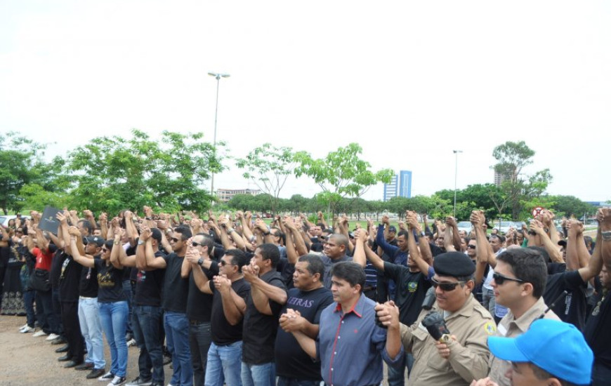 Manifestação é realizada em Palmas