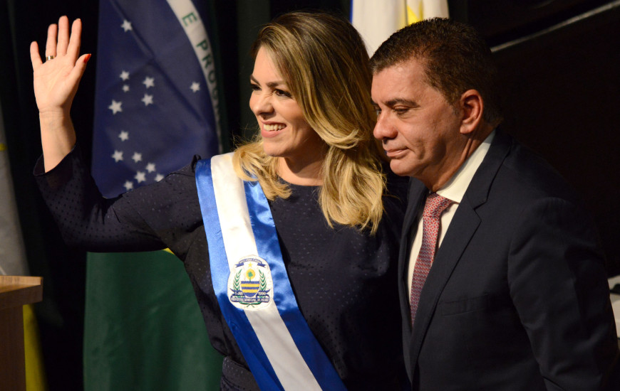 Cinthia Ribeiro e Carlos Amastha