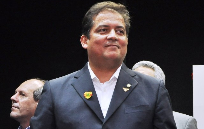 Gomes em sua posse na Secretaria do Esporte