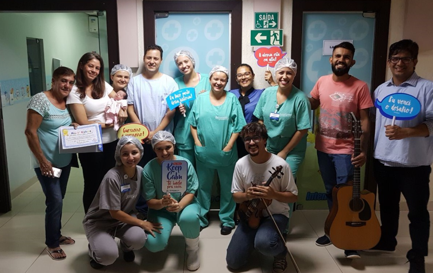 Cada despedida de paciente é celebrada pela equipe