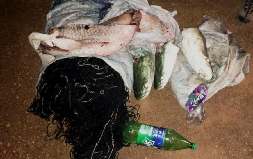 Pescado é apreendido em Lagoa da Confusão
