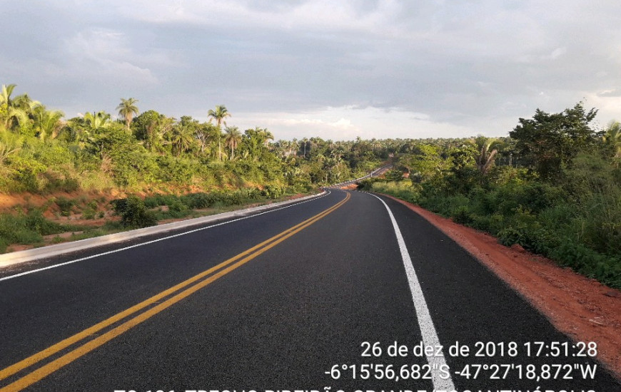O trecho tem a extensão de 7,8 km