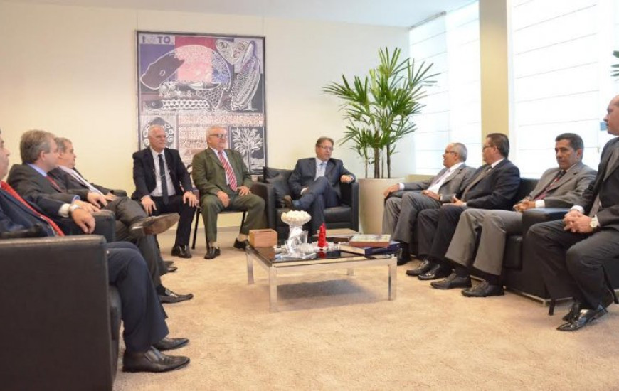 Governador fez visita ao TCE esta manhã