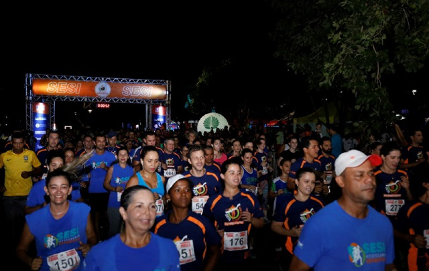 A corrida acontece no dia 5 de maio com largada às 19 horas