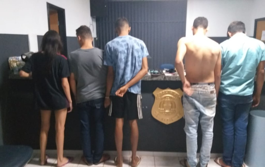 Grupo preso na cidade