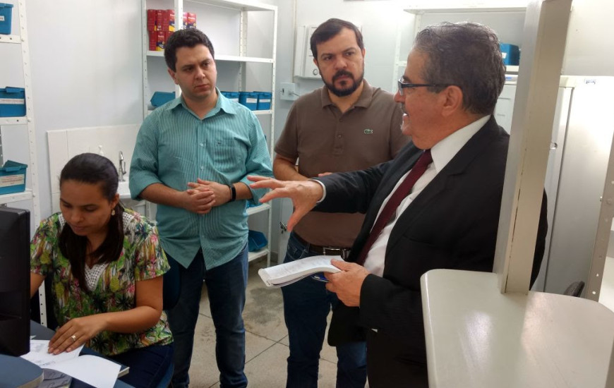 Foram visitadas escola, creche e unidade básica de saúde