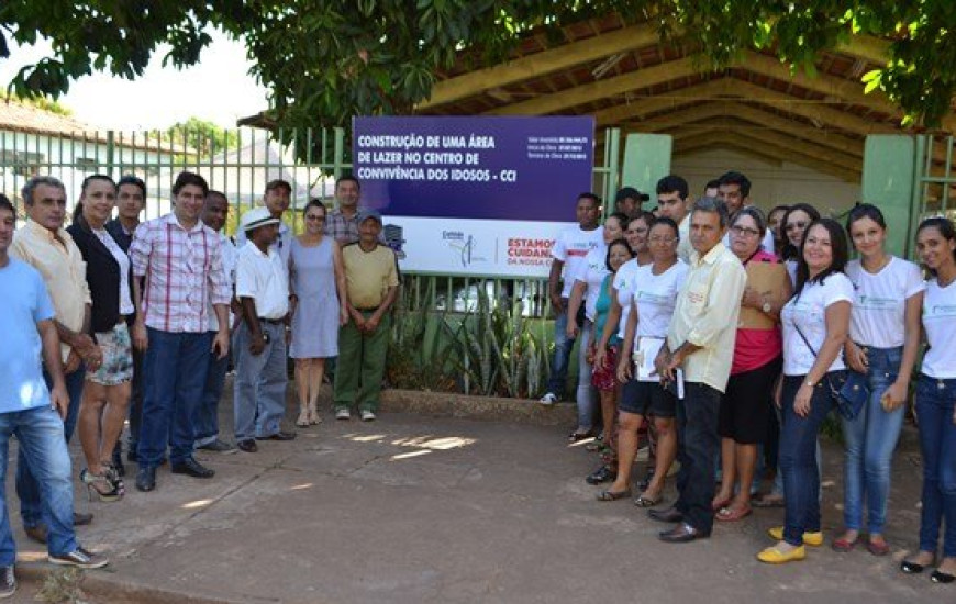 Idosos terão área em Centro de Convivência