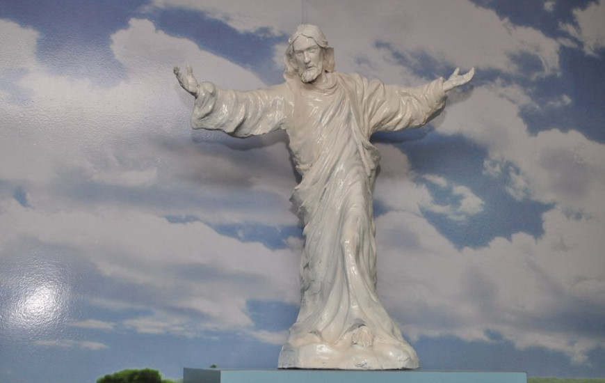 Réplica da estátua