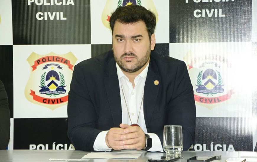 Delegado Guilherme Rocha comanda a operação