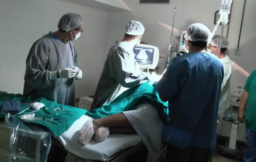 Deusiana, de 39 anos, foi a paciente acolhida 