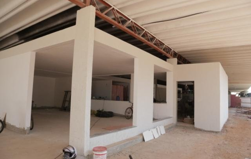 Primeiro pavilhão está em fase de acabamento