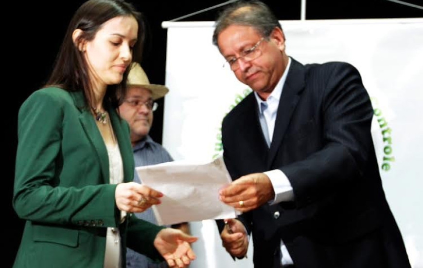 Governador e secretária do Meio Ambiente