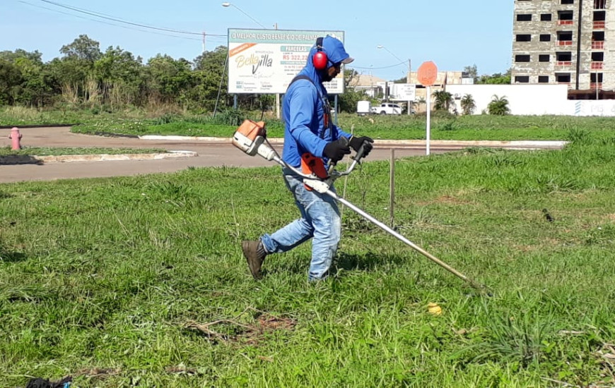 Manutenção da limpeza de áreas e vias públicas em Palmas
