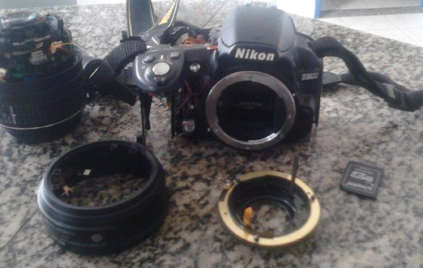 Equipamento está destruído