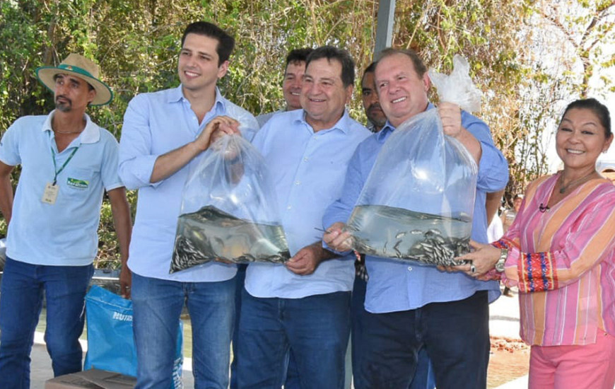 Projeto recebeu cerca de 40.500 alevinos 