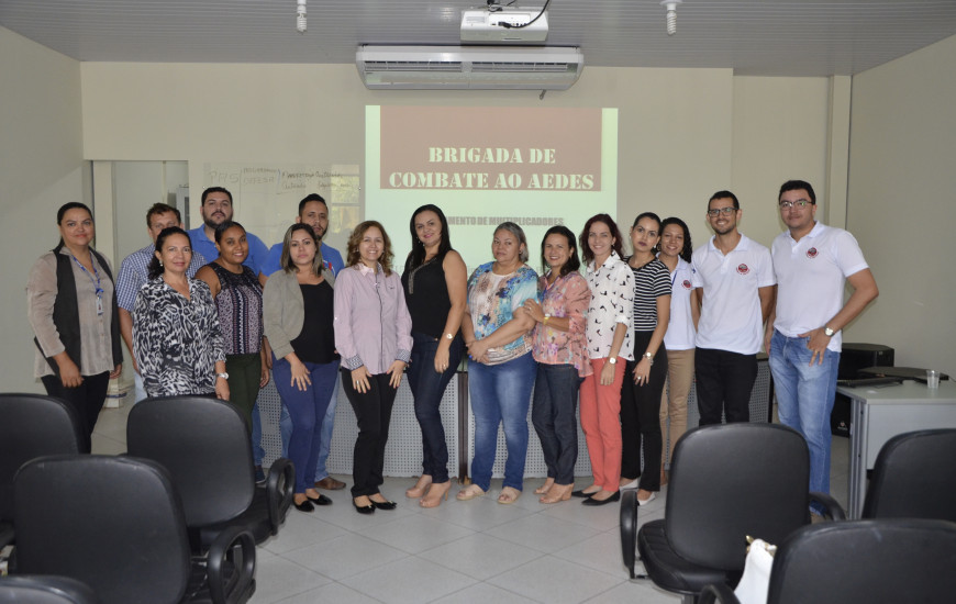 A 1ª turma iniciou o curso de capacitação nesta terça-feira, 27