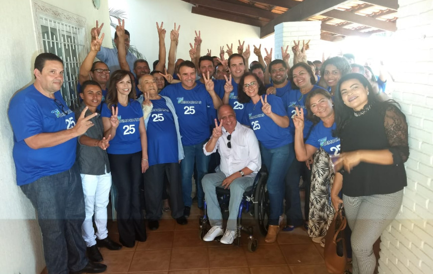 Siqueira oficializa candidatura ao Senado na sede do DEM