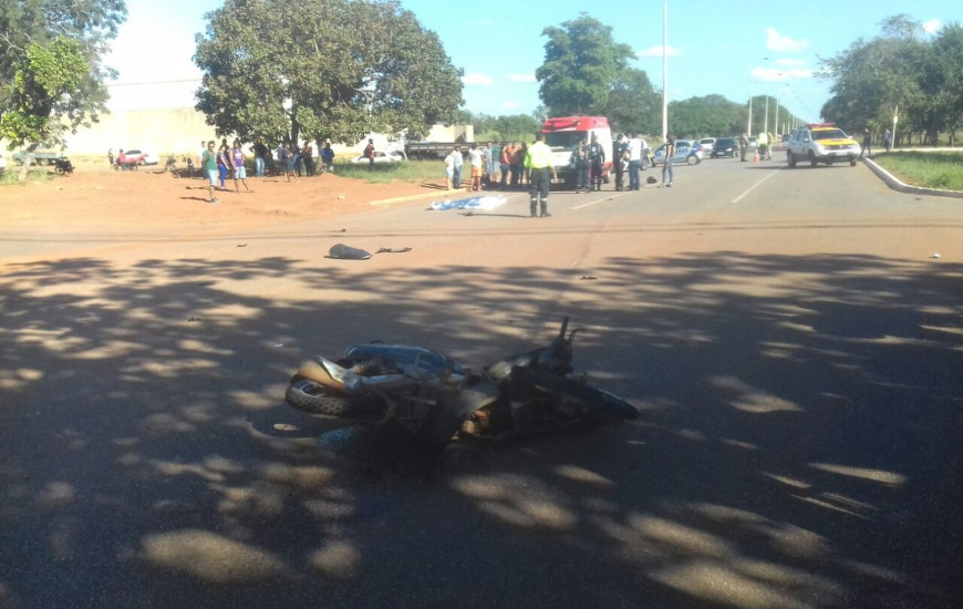 Jovem faleceu no local do acidente