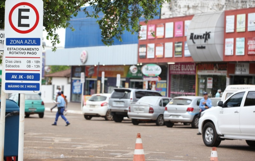 Estacionamento rotativo volta a funcionar em Palmas a partir de dezembro