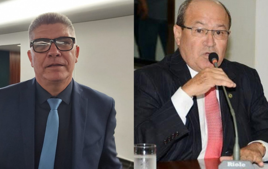Candidatos Cláudio Santana (MDB) e Rocha Miranda (PTB)