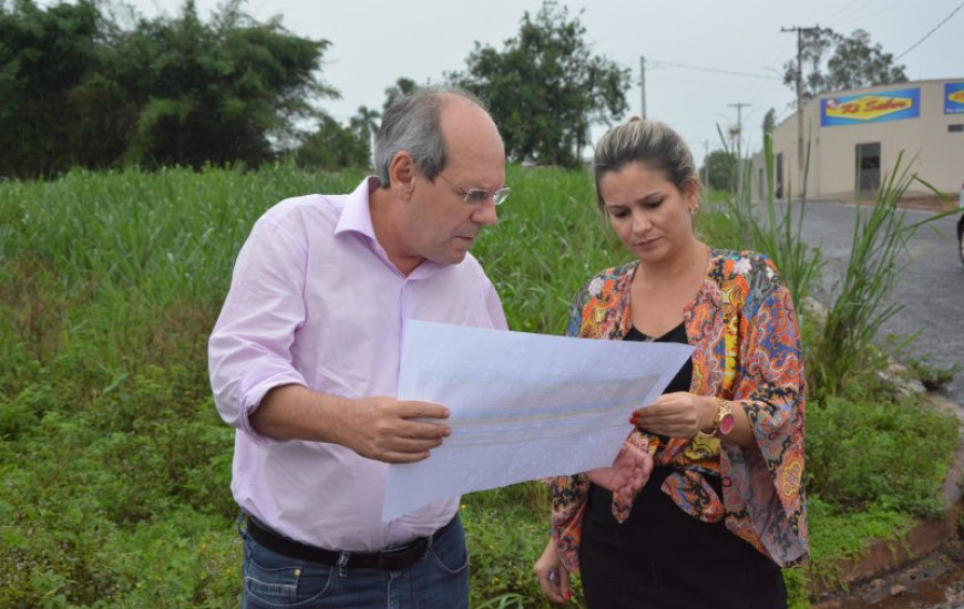 Ronaldo Dimas visita obras