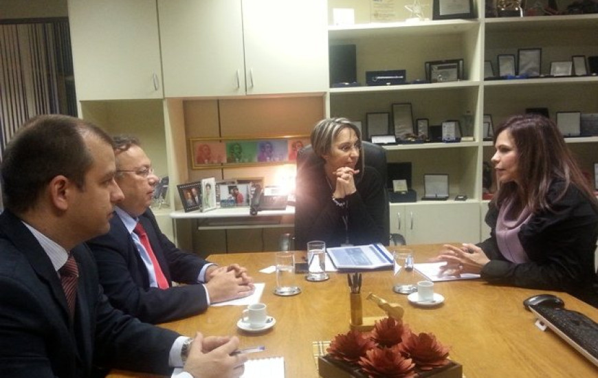 Dorinha em reunião