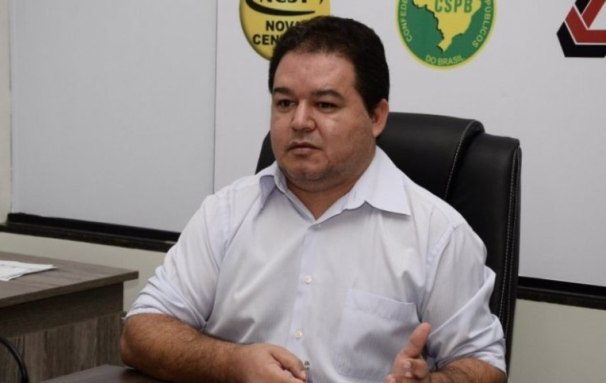 Cleiton Pinheiro é presidente do Sisepe