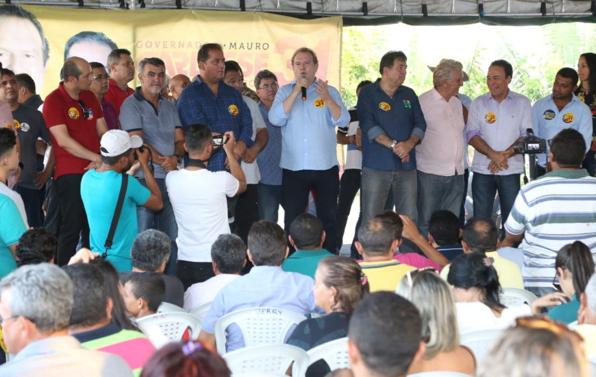 Candidatos ao Senado, César Halum e Eduardo Gomes também estiveram presentes