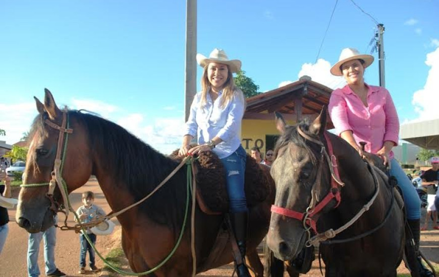 Luana Ribeiro e a primeira dama Marcela Cardoso