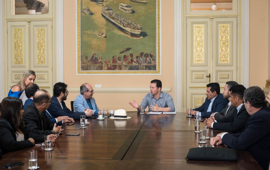 Prefeito Dimas em visita a Porto Alegre