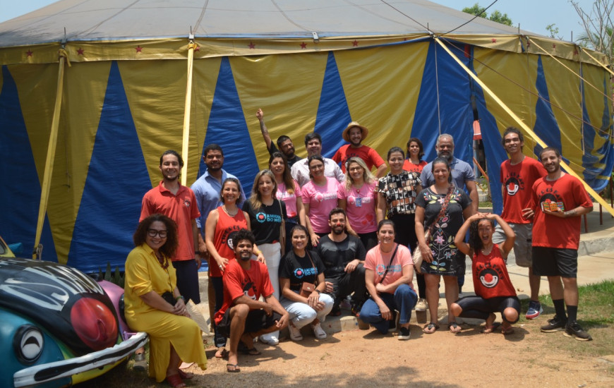 Equipe do HGP e o Circo Kacos