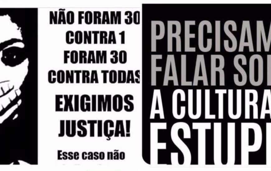 Campanha contra os casos de estupro