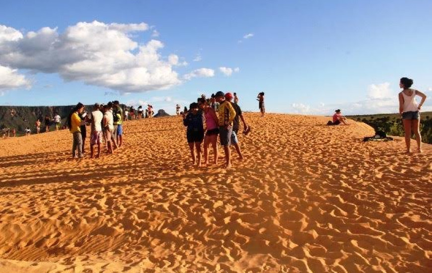 Dunas chegam a 40 metros de altura