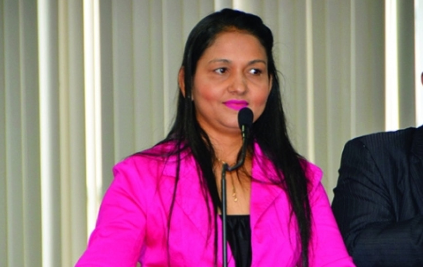 Candidata a prefeita de Palmas, Vanda Monteiro.
