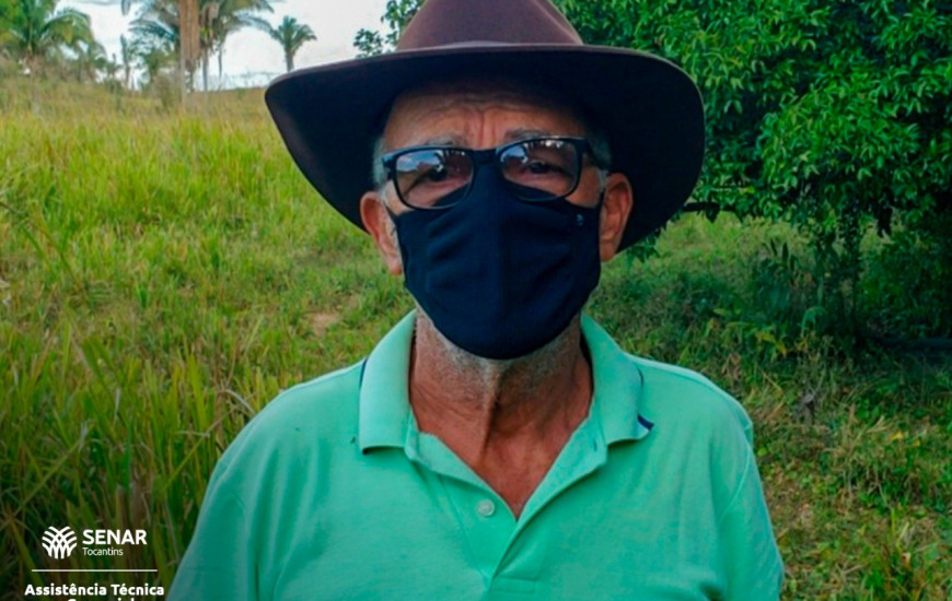 Produtor rural Raimundo Nonato Feitosa.