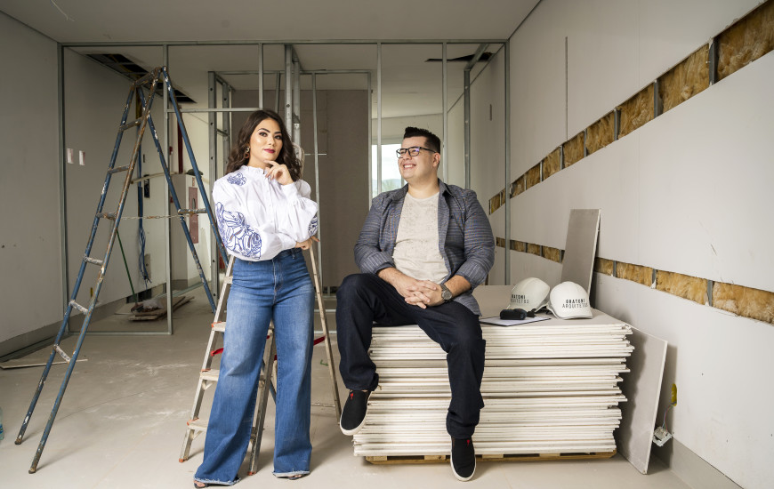 Os arquitetos atuam na área há dez anos