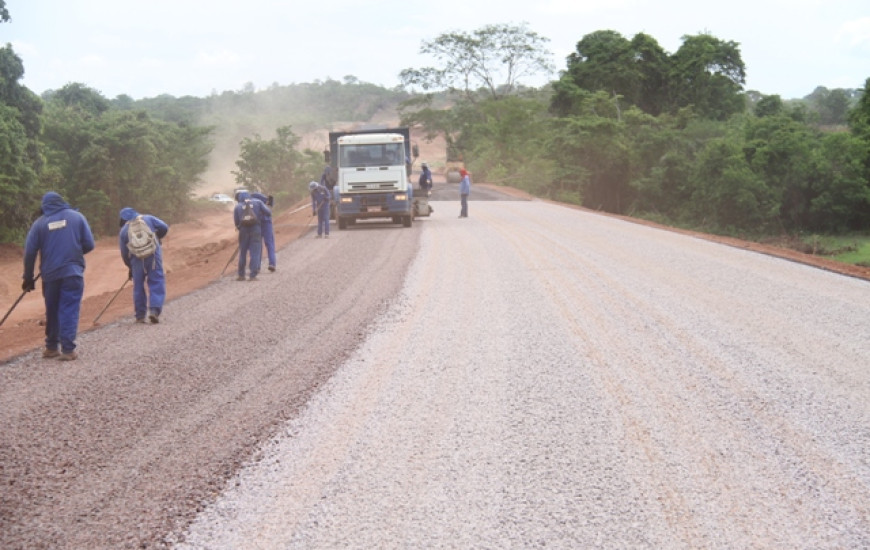 Obras continuam na estrada que liga Paraíso a Chapada de Areia